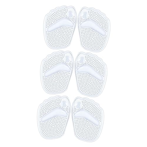 Gatuida 3paare Anti-rutsch Vorfußpolster Selbstklebende Fußpolster Einlegesohlen Für Damen High Heels Schuheinlagen Schuhpolster Gatuida 3paare Anti-rutsch Vorfußpolster Selbstklebende Fußpolster Einlegesohlen Für Damen High Heels Schuheinlagen Schuhpolster von Gatuida