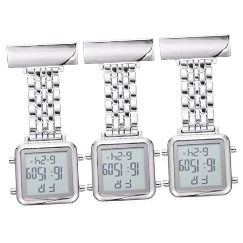 Gatuida 3stücke Dekorative Digitale Schwesternuhr Mit -Beleuchtung Tragbare Hängende Uhr Für Ärzte Und Als Für Pflegepersonal Elegantes Design von Gatuida