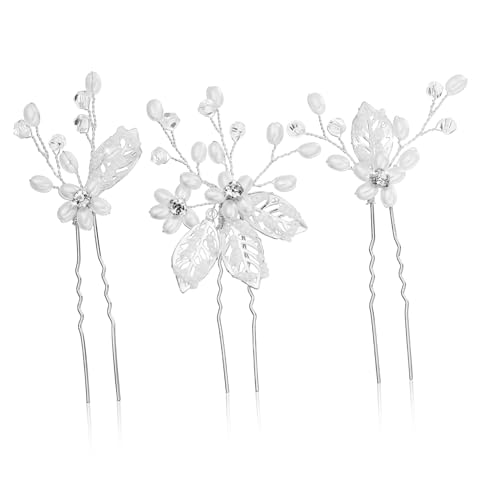 Gatuida 3stücke U-förmige Haarnadeln Für Braut Haar-styling-nadeln Haarnadelgabeln Hochzeitshaaraccessoires Französische Haarnadeln Für Frauen von Gatuida