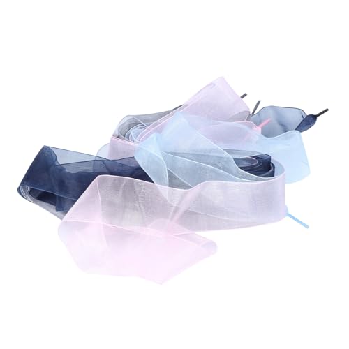 Gatuida 4 Paare Modische Satin Schnürsenkel Damen Schuhbänder Lang Breit Farbige Dekorative Schnürsenkel für Flache Schuhe Freizeit Sportschuhe Gatuida 4 Paare Modische Satin Schnürsenkel Damen Schuhbänder Lang Breit Farbige Dekorative Schnürsenkel für Flache Schuhe Freizeit Sportschuhe von Gatuida