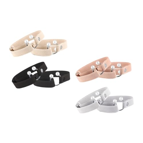 Gatuida 4 Paare Rutsch High Heels Schnürsenkel Elastische Schuhe Bänder mit Perlenverschluss Verstellbar Vielseitig Farbset für Damen Pumps und Sandalen Gatuida 4 Paare Rutsch High Heels Schnürsenkel Elastische Schuhe Bänder mit Perlenverschluss Verstellbar Vielseitig Farbset für Damen Pumps und Sandalen von Gatuida