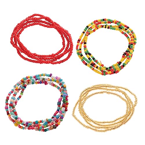 Gatuida 4stücke Strand-taillenkette Aus Glas Für Bikini Mit Exquisiter Perlen-kette Für Frauen Für Badeanzug Am Ufer von Gatuida