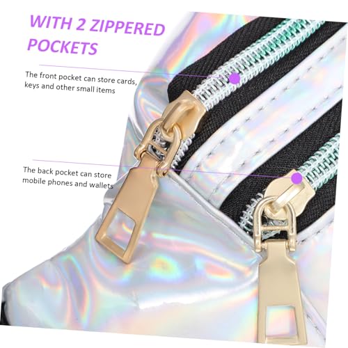 Gatuida 4 Sätze Teiliges Damen Gürteltaschen Bauchtasche mit Verstellbarem Gürtel und Fischschuppen Münzbörse Robust und Stilvoll für Outdoor Sport Jogging Festivals und Alltag von Gatuida