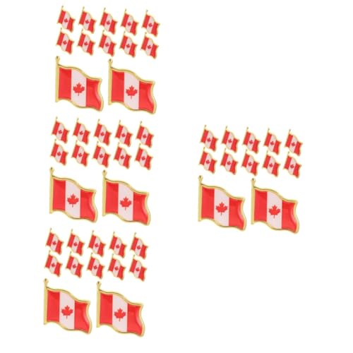 Gatuida 4 Sätze Teiliges Flaggen Brosche Für Männer Und Frauen Dekorative Anstecknadeln Für Kleidung Für Partys Festivals Und 25 Stück * 4 von Gatuida