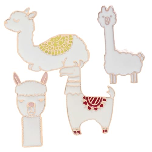 Gatuida 4stücke Alpaka-brosche Mit Nadel Für Kleidung Schalnadel Und Clips Für Hut Fein Verarbeitet Langlebig Und Passend Für Verschiedene Outfits von Gatuida