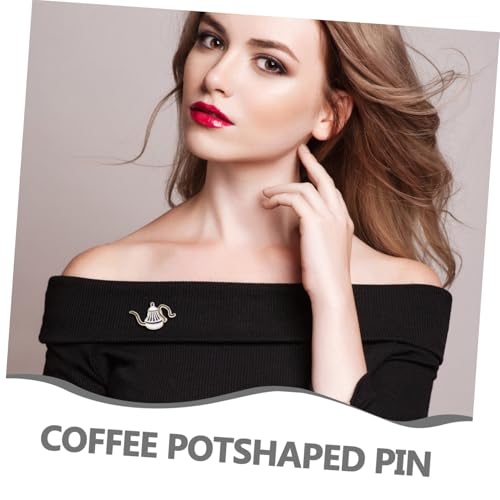 Gatuida 4stücke Kaffeekannen-anstecknadeln Aus Metall Inspiriert Von Filterkaffeekannen Für Rucksäcke Hüte Und Revers Kaffee-broschen Mit Emaille von Gatuida