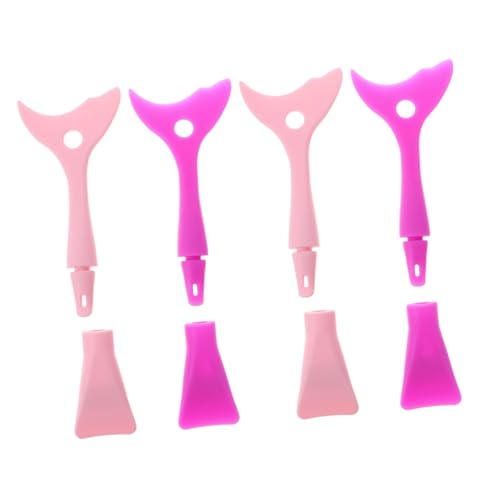 Gatuida 4 Stück Eyeliner Schablonen Set aus Silikon Präzise Make Up Werkzeuge für Augen Teiliges Set für Cat Eyes zur Haut für Anfänger und Profis von Gatuida