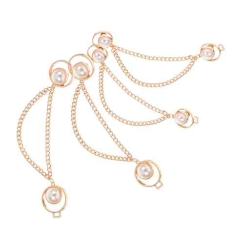 Gatuida 4 Stück Hosenbundstraffer Knopf für Jeans Verstellbare Taillenschnallen für Lockere Hosen Geeignet für Formelle und Anlässe Strapazierfähigem Zinklegierungsmaterial Einfach zu von Gatuida