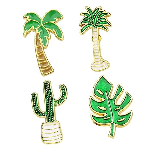 Gatuida 4 Stück Kreative Baumform Broschen Anstecknadeln für Kleidung Einzigartige Accessoires für Feiern Alltagskleidung Hochzeits und Festtagsgestaltung von Gatuida