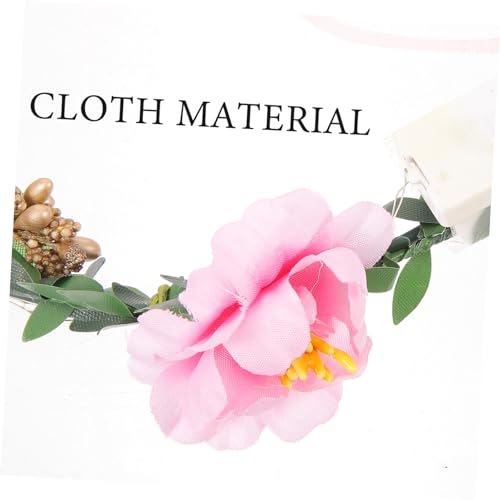 Gatuida 4 Stück LED Stirnband Mehrfarbiger Leuchtender Blumenkranz Haaraccessoire Vielseitig für Erwachsene für Hochzeiten Partys Geburtstage Festival Kopfschmuck von Gatuida