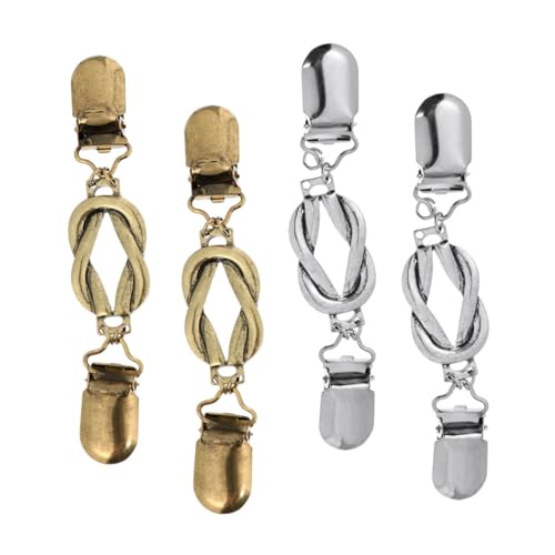 Gatuida 4 Stück Retro Cardigan Clips Teiliges für Damen Antike Kleid Clips Vintage Umhang Schnallen für Pullover Broschen für Frauen und Mädchen Gatuida 4 Stück Retro Cardigan Clips Teiliges für Damen Antike Kleid Clips Vintage Umhang Schnallen für Pullover Broschen für Frauen und Mädchen von Gatuida