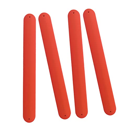 Gatuida 4 Stück Silikon Slap Armbänder für Bunte DIY Armbänder Dekorative Handgelenk Bänder für Partys Flexibel und Hautfreundlich für Designs von Gatuida