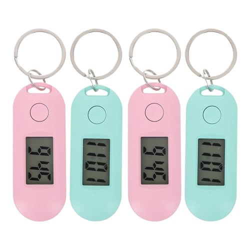 Gatuida 4 Stück Taschenuhr-Schlüsselanhänger: Elektronische Digitaluhr-Schlüsselanhänger für Kinder und Jugendliche, Prüfung, Schülertest, Schulanfang, Partygeschenke Gatuida 4 Stück Taschenuhr-Schlüsselanhänger: Elektronische Digitaluhr-Schlüsselanhänger für Kinder und Jugendliche, Prüfung, Schülertest, Schulanfang, Partygeschenke von Gatuida