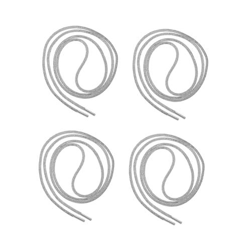 Gatuida 4 Stück Teilig Strass Schnürsenkel Lange Klassische Einfache Schuhbänder mit Funkelnden Kristallsteinen Dekorative Langlebige Schnürsenkel für Damen Sneaker und Sportschuhe von Gatuida