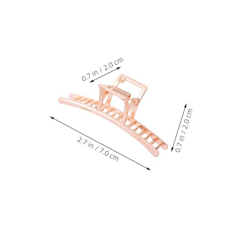 Gatuida 4 Stück Teiliges Großer Metall Haarklammern aus Legierung Rutschfeste Ponytail Clips in Schwarz Gold Silber und Roségold Modischer Haarschmuck für Damen und Mädchen von Gatuida