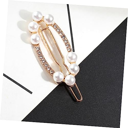 Gatuida 4 Stück Teiliges Haarschmuck mit Perlen und Strasssteinen Geometrische Haarspangen Damen Haarnadeln für Hochzeit Party Alltag in Gold und Silber Vielseitig Kombinierbar von Gatuida