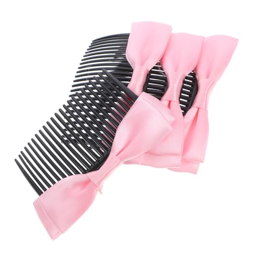 Gatuida 4 Stück Teiliges Haarschmuck mit Schleifen Haarspangen für Mädchen Dekorative Haarkämme zur Frisurgestaltung Einfach zu Befestigen Eleganter Haarschmuck für Alltag und Besondere von Gatuida