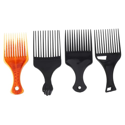 Gatuida 4 Stück Teiliges Haarstyling für Herren Multifunktionale Plastik Haarkämme mit Großem Zahnabstand Geeignet für Afro Haare Vielseitiges Friseur Tool für Haarstyling und Gatuida 4 Stück Teiliges Haarstyling für Herren Multifunktionale Plastik Haarkämme mit Großem Zahnabstand Geeignet für Afro Haare Vielseitiges Friseur Tool für Haarstyling und von Gatuida