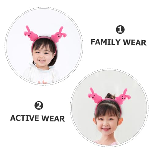 Gatuida 4 Stück Teiliges Hasenohren Haarband aus Plüsch Bequem und Atmungsaktiv für Erwachsene Niedliche und Shower Party Accessoires in Blau Gelb für Frühling und Familienfeiern von Gatuida