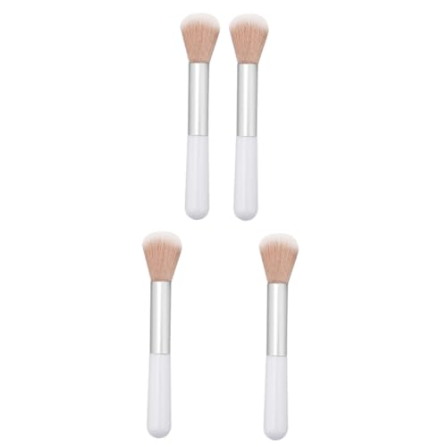 Gatuida 4 Stück Teiliges Make Up Pinsel aus Weichen Synthetischen Borsten zum Verblenden von Puder und Kompakt für Reisen für Frauen und Tägliche Kosmetik Anwendung von Gatuida