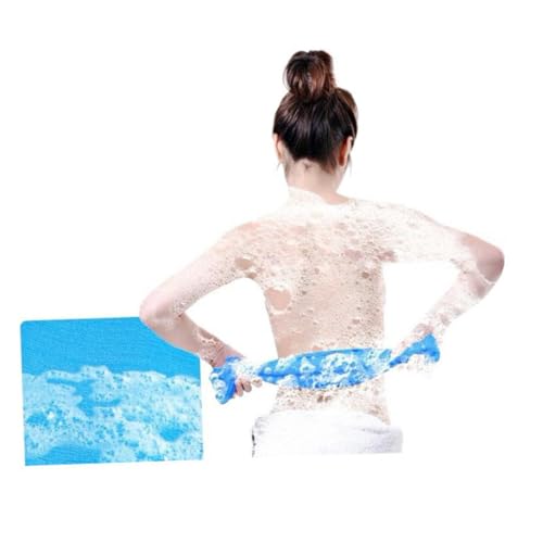 Gatuida 4 Stück Teiliges Peeling Badetuch aus Nylon Langer Rückenschrubber mit Robustem Waschhandschuh Effektives Entfernen von Abgestorbener Haut Sanft zur Haut Vielseitig für Dusche und von Gatuida