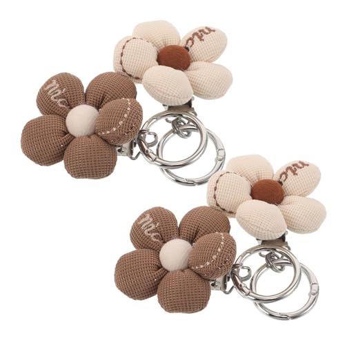 Gatuida 4 Stück Teiliges Reise Hutclip mit Eleganter Fünfblättriger Blumenverzierung Robuster Huthalter für Taschen und Gepäck Handfreier Kompakter Aufbewahrungsclip für Damen und Outdoor von Gatuida