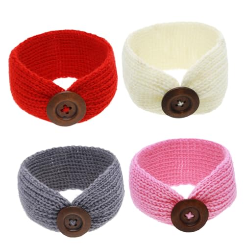 Gatuida 4 Stück Teiliges Stirnband aus Weichem Elastischem Gewebe für Neugeborene und Kleinkinder Hautfreundlich Farbenfrohe Kopfbedeckung für Alltag Party und Tanz Angenehmer von Gatuida