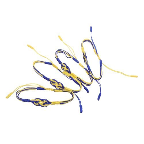 Gatuida 4stücke Buntes Geflochtenes Armband Handgefertigtes Ukrainisches Armband Geflochtenes Makramee-armband Aus Ethnisches Für Frauen Und Männer Verstellbares Für Besondere Feiern von Gatuida