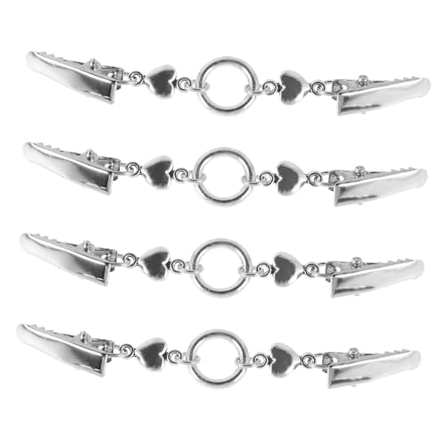 Gatuida 4 Stück Teiliges Vintage Pullover Clips Strickjacken Verschlussklammern für Damen Langlebige Legierung Einfach Anzubringen Geeignet für Kragen Schals und Shirts von Gatuida