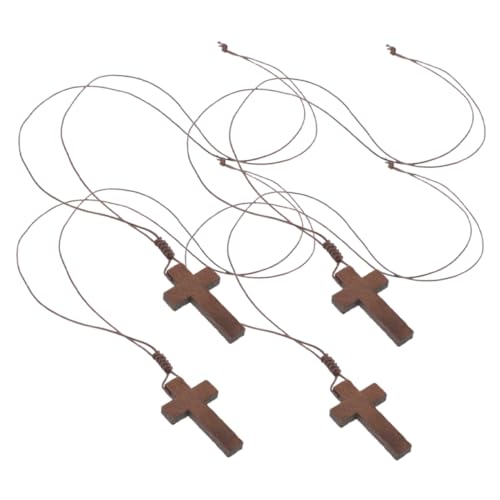 Gatuida 4 Stück Verstellbarer Anhänger mit Kreuzdesign Unisex Schmuck für Männer Frauen für Ostern Vielseitige Outfits von Gatuida