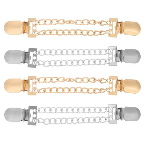 Gatuida 4 Stück Vintage Hemdkleid Strickjacke Taillenclip Pullover Schalkragen Verschluss Kleid Hemdknopf Clip Brosche für Mädchen Frauen Kleidung von Gatuida