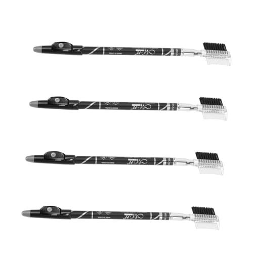 Gatuida 4 Stück Wasserfester Augenbrauenstift Teiliges mit Kamm und Zeichnend Langanhaltend Natürliches Finish für Frauen Einfaches Formen und Definition der Brauen von Gatuida