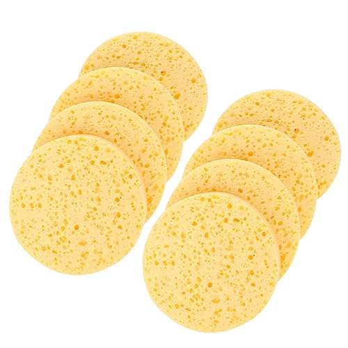 Gatuida 40stücke Natur Schwamm Kosmetiktuch Rund Gesicht Waschen Schwamm Hautpflege Reiniger Make-up Entferner Werkzeug von Gatuida