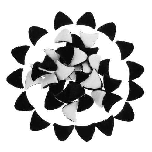 Gatuida 40 Stück Teiliges Katzenohren Haarclip Leichte DIY Haarschmuck Dekorationen aus Stoff Langlebige Ohr Accessoires für Bastelprojekte Wiederverwendbar für Karneval Fasching und von Gatuida