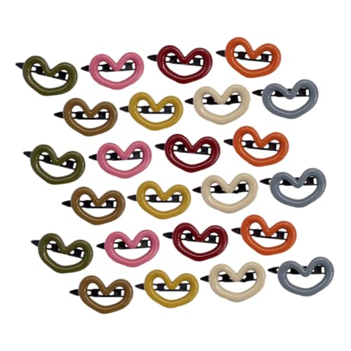 Gatuida 48 Stück Teiliges Herz haarspangen Damen Rutschfeste Haarklammern in Acht Farben Robustes Material Leicht und Sicher für Feines und Dickes Haar für Hochzeiten und Besondere von Gatuida