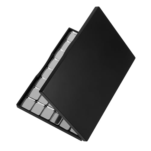 Gatuida 48stücke Magnetische Lidschattenpalette Leere Make-up-palette Mit Spiegel Metallpfannen Für Diy-kosmetik Lidschattenaufbewahrung Und Organizer Für Reisen Und Täglichen Gebrauch von Gatuida