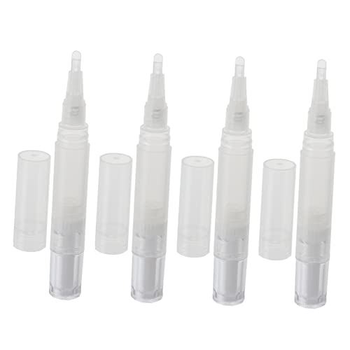 Gatuida 4Stücke Nagelöl Stift Nachfüllbare Container für Lip Gloss Nagelpflegeöl Wimpernwachstumsflüssigkeit Einfaches Tragen für Kosmetik und Pflege von Gatuida