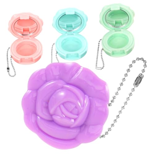 Gatuida 4stücke Leere Make-up Behälter Kosmetikdose Für Lippenbalsam Lidschatten Reisen Aufbewahrung Diy Augen Make-up Palette in Rosa Lavendel Hellblau von Gatuida