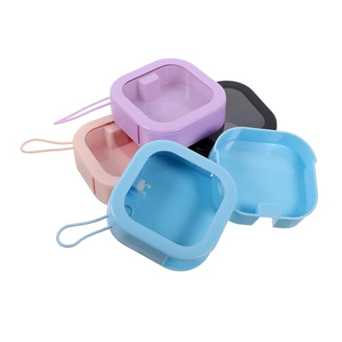 Gatuida 4stücke Reiseschmuckästchen Mit Schmuckhalter-Organizer Für Reisen Tragbare Schmuckschatulle Für Mädchen Und Frauen Kompakt Und Langlebig Für Haarschmuck Und Kosmetik von Gatuida