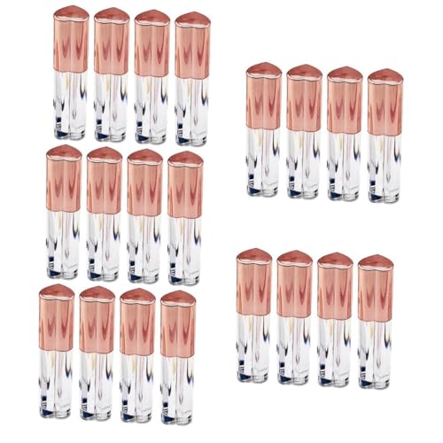 Gatuida 5 Sätze Teiliges Transparente Leere Lip Gloss Röhrchen Mit Nachfüllbare Lippenbalsam Behälter Für Diy Lippenpflege Für Reisen Und Zuhause 4 Stücke * 5 von Gatuida
