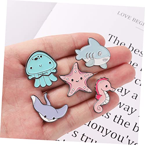 Gatuida 5 Stck Teiliges Meerestiere Broschen Cartoon Stil Niedliche Anstecknadeln Kleidung Schmuck Vielseitig für Party Hochzeit Alltag Gatuida 5 Stck Teiliges Meerestiere Broschen Cartoon Stil Niedliche Anstecknadeln Kleidung Schmuck Vielseitig für Party Hochzeit Alltag von Gatuida