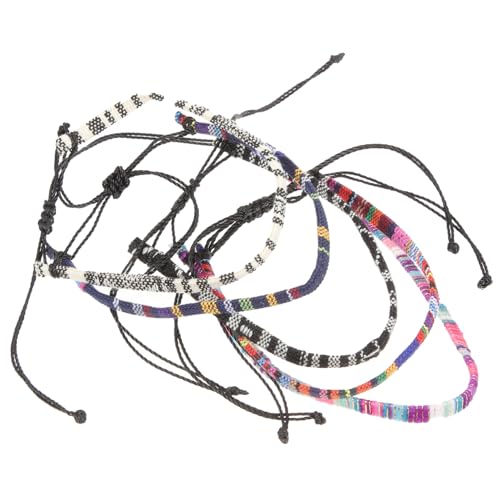 Gatuida 5 Stück Boho Fußkettchen für Herren und Damen Handgefertigte Gewebte Armbänder Vielseitige Styles Bequeme Langlebig und Modisch Accessoire für Strand und Alltag von Gatuida