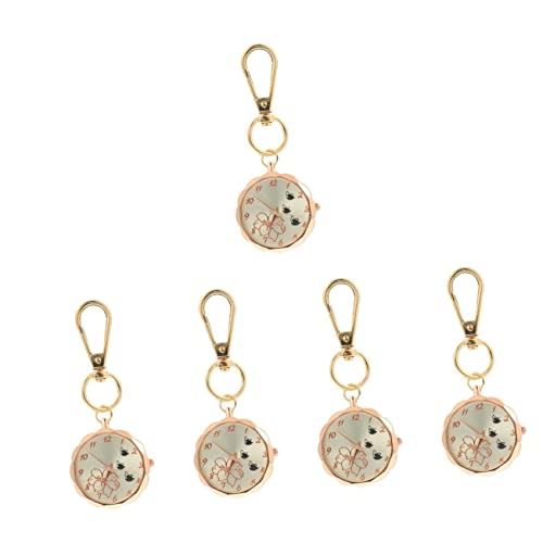 Gatuida 5 Stück Krankenschwester-Tischuhren Für Studenten Krankenschwester-Abzeichen Modische Uhren Für Krankenschwester-Clip-On-Uhr Krankenschwestern-Taschenuhr Vintage von Gatuida