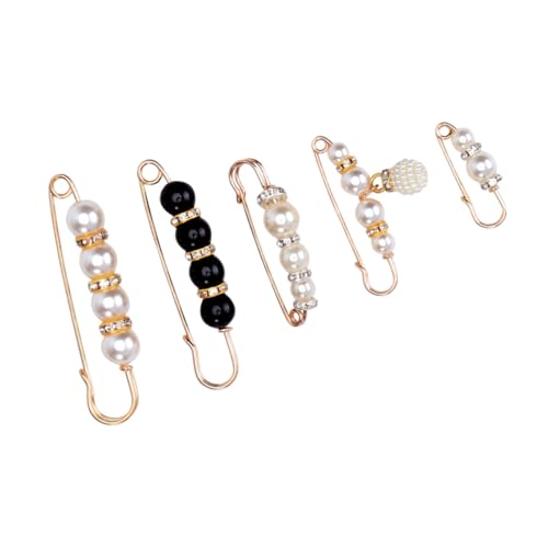 Gatuida 5 Stück Teiliges Brochen Set für Damen Dekorative Anstecknadeln aus Vielseitig Einsetzbar als Schal und Cardigan Accessoire Modische Sicherheitsnadeln zum Fixieren von Kleidung von Gatuida