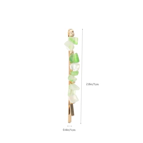 Gatuida 5 Stück Teiliges Bunte Haarnadeln mit Natürlichen Edelsteinen Flache Metall haarspangen für Damen Schonend für Kopfhaut Eleganter Haarschmuck für Hochzeit Party und Alltag von Gatuida