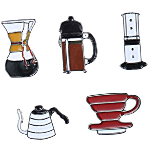Gatuida 5 Stück Teiliges Cartoon Kaffee Broschen aus Langlebiger Leichte Anstecknadeln für Rucksäcke Kleidung und Hüte Modische Pins mit Ästhetischem Design für Freunde und Familie Gatuida 5 Stück Teiliges Cartoon Kaffee Broschen aus Langlebiger Leichte Anstecknadeln für Rucksäcke Kleidung und Hüte Modische Pins mit Ästhetischem Design für Freunde und Familie von Gatuida