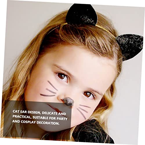 Gatuida 5 Stück Teiliges Katzenohren Haarreif mit Glitzer Party Haarband Damen Komfortabel und Langlebig für Fasching und Kostümdeko Zufällige Farbe Zufällige Farbe von Gatuida