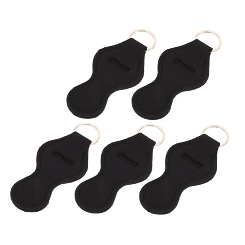 Gatuida 5 Stück Teiliges Lippenstift schutzhüllen Langlebigem Neopren mit Robustem Schlüsselanhängerring Tragbare Lippenstift Organizer für Reisen und Alltag Praktische Gatuida 5 Stück Teiliges Lippenstift schutzhüllen Langlebigem Neopren mit Robustem Schlüsselanhängerring Tragbare Lippenstift Organizer für Reisen und Alltag Praktische von Gatuida