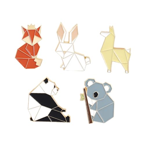 Gatuida 5 Stück Teiliges Niedliche Tier Broschen aus Langlebiger Legierung Modische Anstecknadeln für Pullover Vielseitige Kleidungsschmuck für Partys Hochzeiten und Alltagslooks von Gatuida