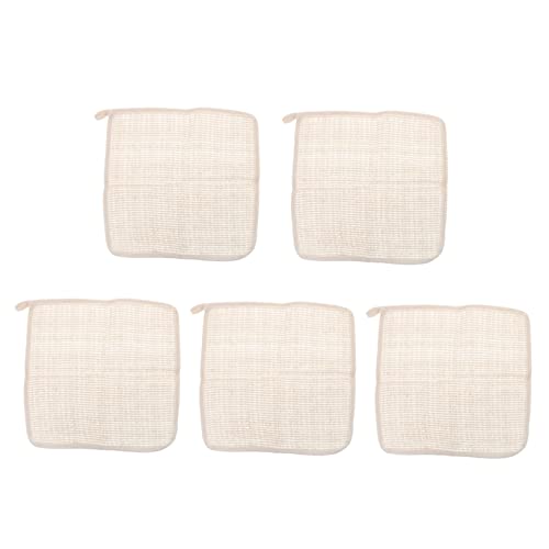 Gatuida 5 Stück Teiliges Peeling Badetuch aus Hautfreundlichem Material Effektiver Rückenschrubber mit Reichhaltigem Schaum Sanftes Massage und Reinigungs Handtuch für Gründliche von Gatuida